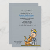 獣医の猫の卒業招待状 招待状 (正面/裏面)