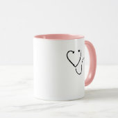 獣医の獣医のギフトのAnimaの恋人 マグカップ (正面右)