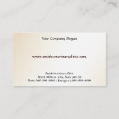 獣医の獣医の名刺 名刺 (裏面)