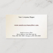 獣医の獣医の名刺 名刺 (裏面)