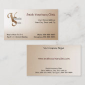 獣医の獣医の名刺 名刺 (正面/裏面)