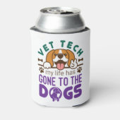 獣医の獣医の技術士の人生が犬に行く 缶クーラー (缶裏面)