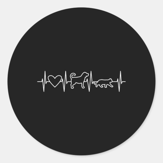 獣医の獣医の獣医 ラウンドシール (正面)