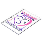 獣医の獣医の獣医Vet Tech We Draw Blood ノートブック (左側)