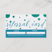 獣医の紹介の名刺 紹介カード (裏面)