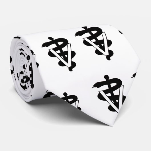 獣医の記号のタイ ネクタイ (ロール)