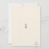 獣医の記号の卒業の写真の招待状 招待状 (裏面)