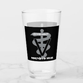 獣医の認定されたバッジ – 衣服に値 タンブラーグラス