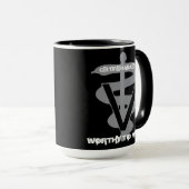 獣医の認定されたバッジ – 衣服に値 マグカップ (正面右)