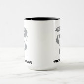 獣医の認定されたバッジ – 衣服に値 マグカップ (中央)