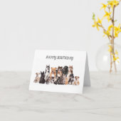 **獣医へのお気に入りのハッピーバースデー** カード (黄色い花)