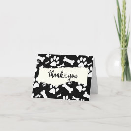 獣医や愛玩動物の愛人の挨拶カードをありがとう サンキューカード