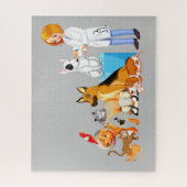 獣医を連れたペット ジグソーパズル (縦)