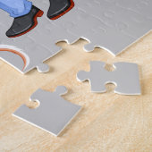 獣医を連れたペット ジグソーパズル (側面)