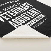 獣医アシスタントの役職のギフト シェルパブランケット (3/4)