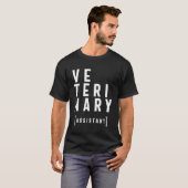 獣医アシスタントギフトおもしろいの役職 Tシャツ (正面フル)