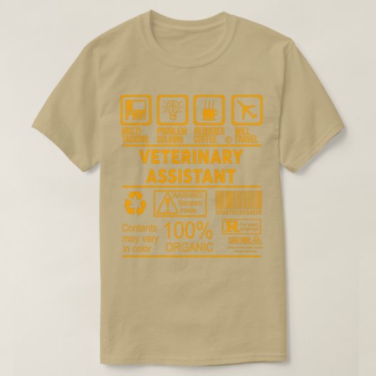 獣医アシスタントニースデザイン2017 2 Tシャツ (デザイン正面)