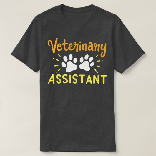 獣医アシスタント獣医テック Tシャツ (デザイン正面)