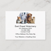 獣医アポイントメントカードデザイン 名刺 (正面)