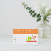 獣医アポイントメントカード 予約カード (スタンド正面)