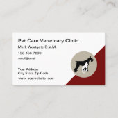 獣医アポイントメント名刺テンプレート 名刺 (正面)