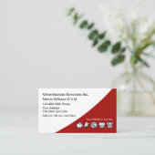 獣医アポイントメント名刺 名刺 (スタンド正面)