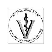 獣医エレガント医獣医 ラバースタンプ (インプリント)