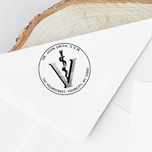 獣医エレガント医獣医 ラバースタンプ