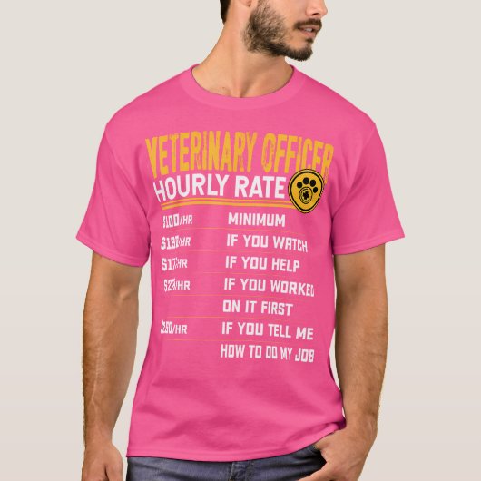 獣医オフィサー時給の獣医の獣医Vet Do Tシャツ (正面)