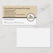 獣医オンコロジストアポイントメント名刺 名刺 (正面/裏面)