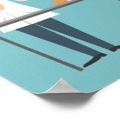 獣医オンブルーウィンドアニマルズイラストレーション ポスター (角)