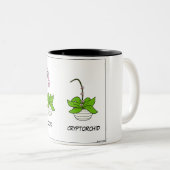 獣医オーキッドマグ ツートーンマグカップ (正面右)