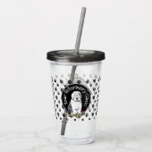 獣医オールドイングリッシュシェプドッググレー1かわいい獣医 アクリルタンブラー (裏面)