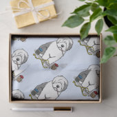 獣医オールドイングリッシュシェプドッググレー1かわいい獣医 薄葉紙 (ギフト)