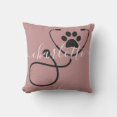 獣医カスタム獣医テック獣医アシスタント クッション (正面)