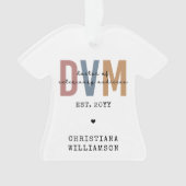 獣医カスタム薬ギフトDVM医師  オーナメント (正面)