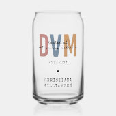 獣医カスタム薬ギフトDVM医師 ガラス缶 (正面)