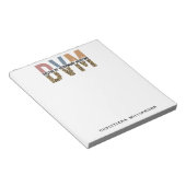 獣医カスタム薬ギフトDVM医師 ノートパッド (アングル)