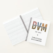 獣医カスタム薬ギフトDVM医師 ノートブック (内部)