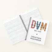 獣医カスタム薬ギフトDVM医師 ノートブック (内部)