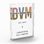 獣医カスタム薬ギフトDVM医師 フォトブロック (左)