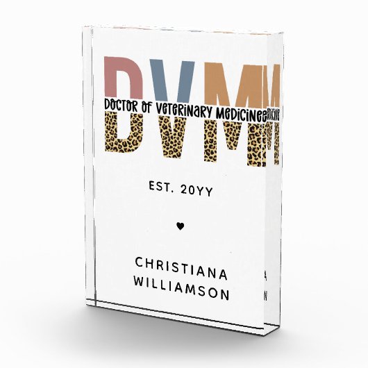 獣医カスタム薬ギフトDVM医師 フォトブロック (右)