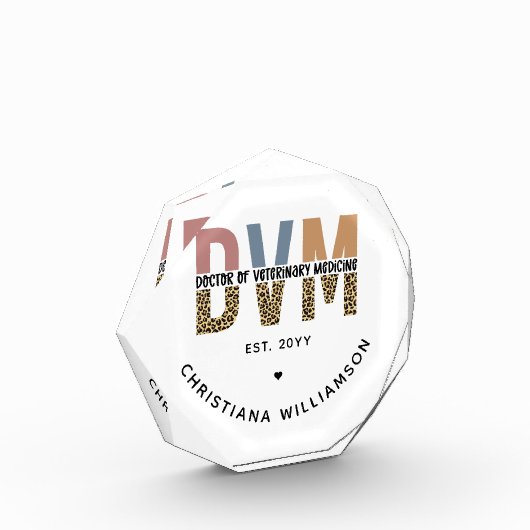 獣医カスタム薬ギフトDVM医師 フォトブロック (左)