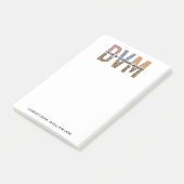 獣医カスタム薬ギフトDVM医師 ポストイット (アングル)