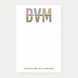 獣医カスタム薬ギフトDVM医師 ポストイット