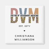 獣医カスタム薬ギフトDVM医師 マグネット (正面)