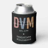 獣医カスタム薬ギフトDVM医師 缶クーラー (缶正面)