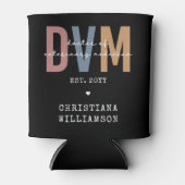 獣医カスタム薬ギフトDVM医師 缶クーラー (正面)