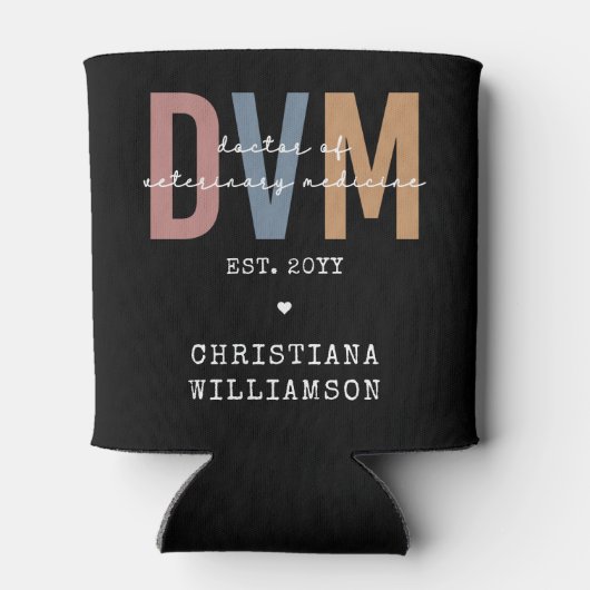 獣医カスタム薬ギフトDVM医師 缶クーラー (裏面)