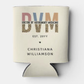 獣医カスタム薬ギフトDVM医師 缶クーラー (正面)